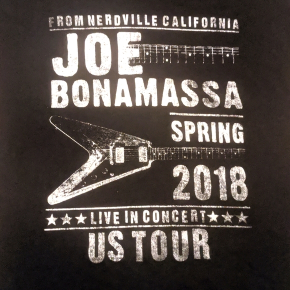 Joe Bonamassa 2018 US Tour women's top - Picture 1 of 6
